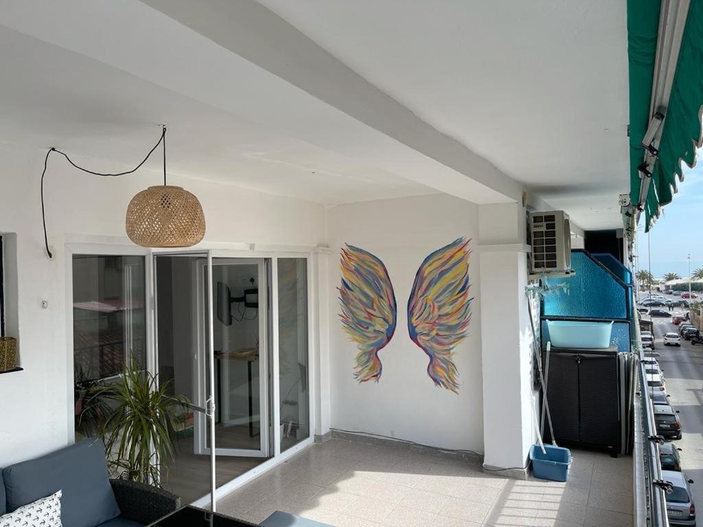 Sunny 3 Bed Beach Flat - Large Terrace With Sea View Sagunto Exteriör bild